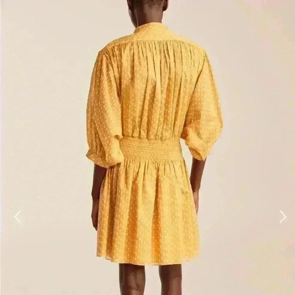 Rebecca Taylor “IKAT” Shirt Dress In Marigold Size Large New With Tags! - Picture 3 of 11